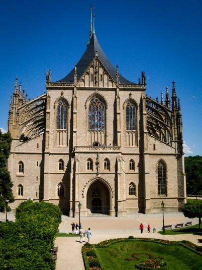 St. Barbara was the patron saint of Miners, Kutna Hora's main industry.